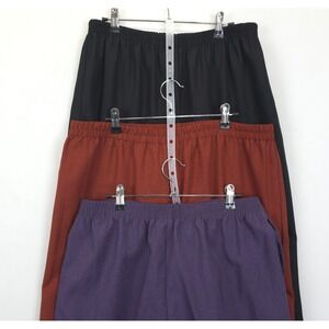 Causal Dress Pants Multi Brands Bundle Of 3 Women Pull On Elastic Waist 16P 16W